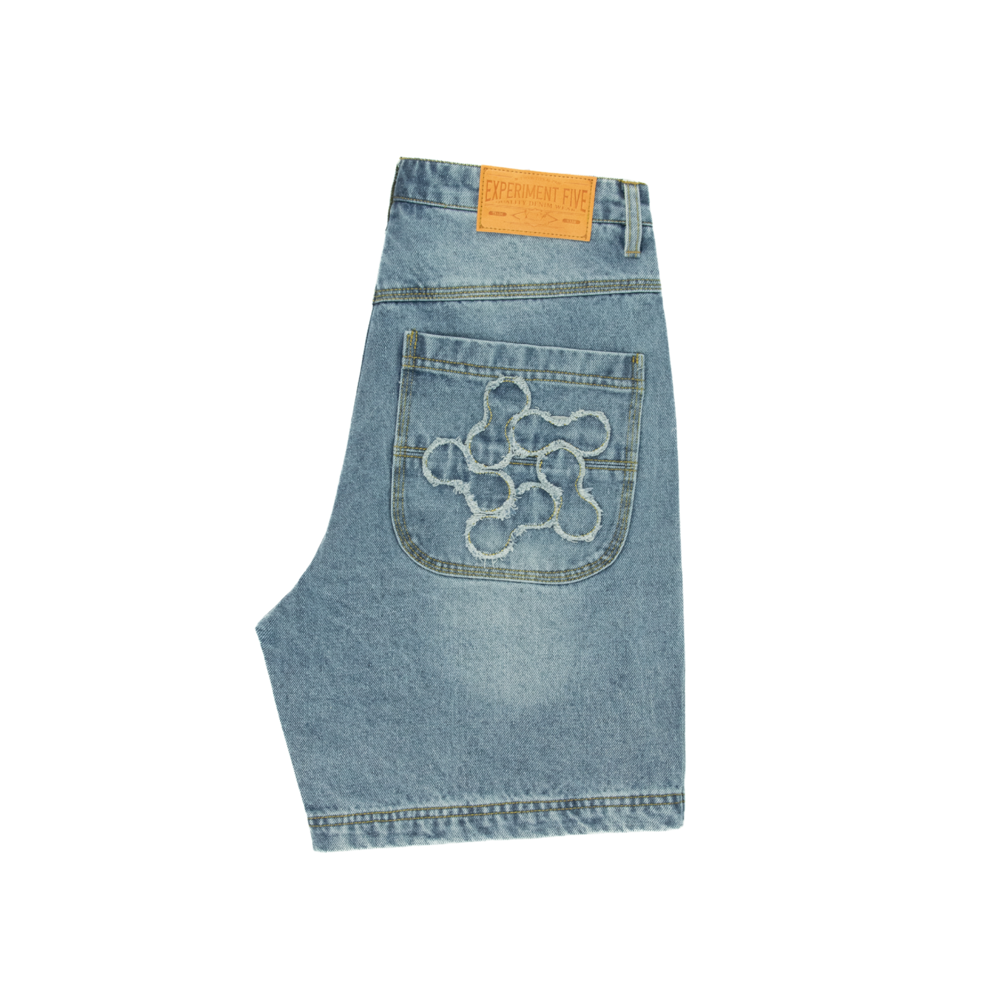 パンツ experiment five DOUBLE KNEE DENIM Experiment Five Double Knee Jeans: A Streetwear Essential