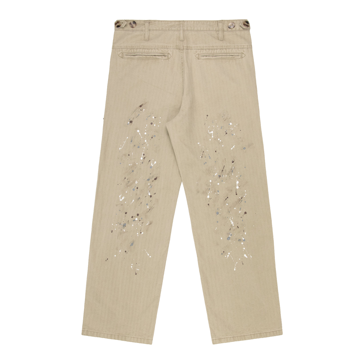 Herringbone Paint Trouser