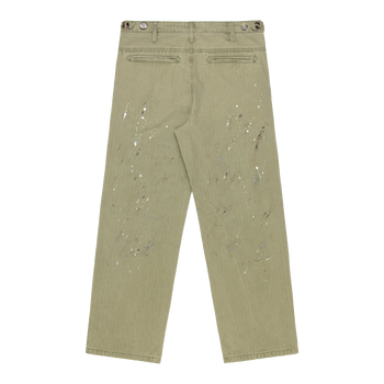 Herringbone Paint Trouser