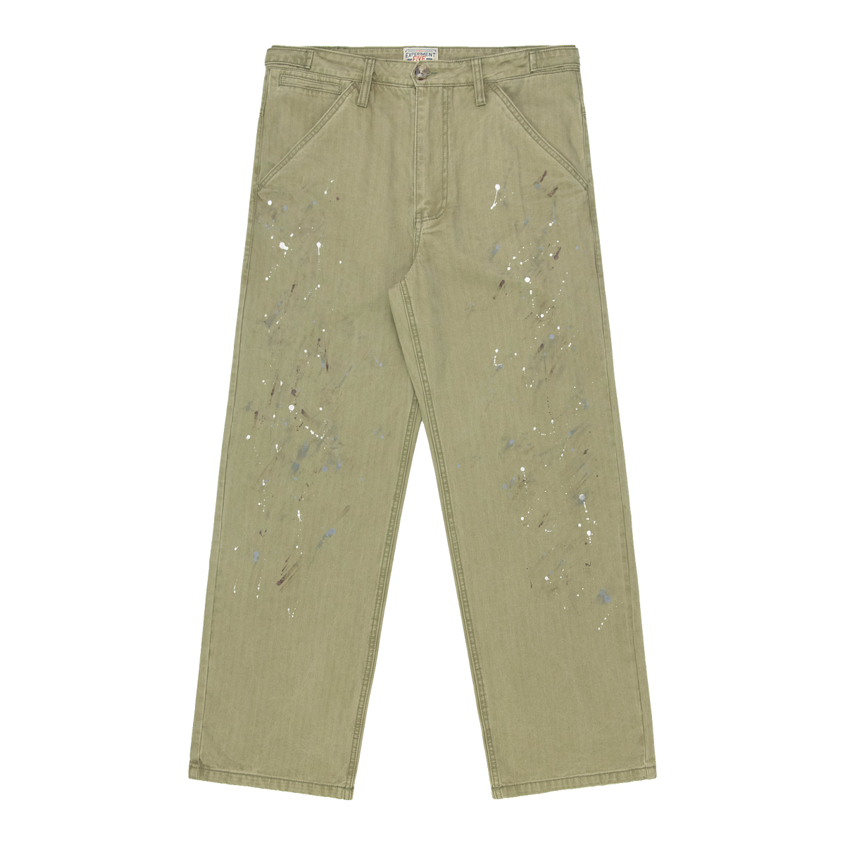 Herringbone Paint Trouser