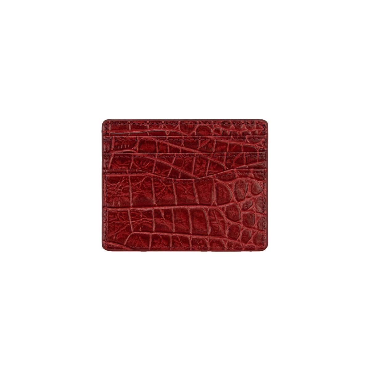 Croc Leather Cardholder