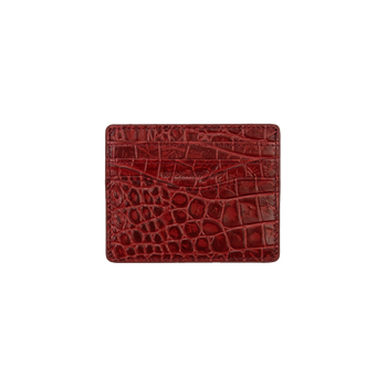 Croc Leather Cardholder