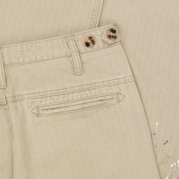 Herringbone Paint Trouser