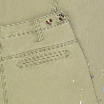 Herringbone Paint Trouser