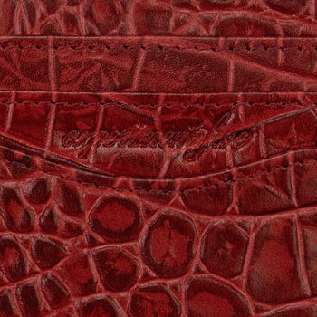 Croc Leather Cardholder