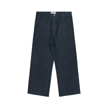 Pinstripe Denim Jeans