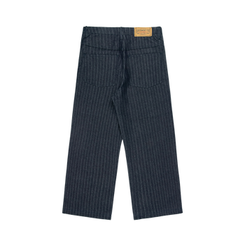 Pinstripe Denim Jeans