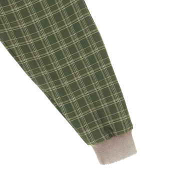 Reversible Plaid Zip Hoodie