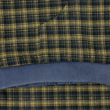 Reversible Plaid Zip Hoodie