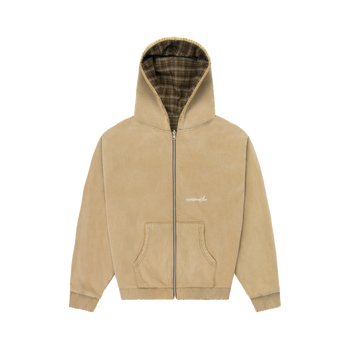 Reversible Plaid Zip Hoodie (Pre-Order)