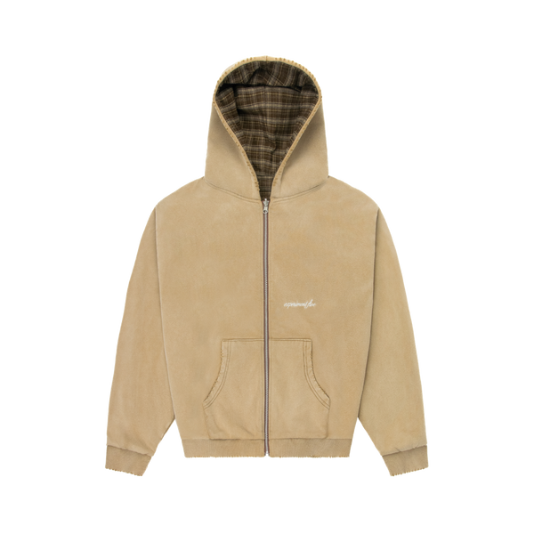 Reversible Plaid Zip Hoodie | Experiment Five